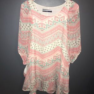 Pink paisley print dress!